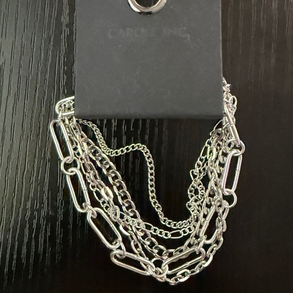 CAROLE INC SILVERTONE 5 BRACELETS